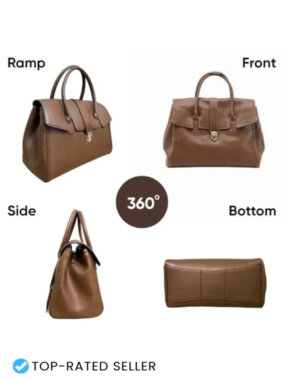 Large Slouchy Hobo Satchel Purse, Full Grain Leather, Top Handle, Spacious